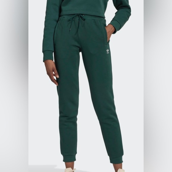 Adidas Color Essentials Fleece Slim Joggers Women Size Small - Picture 10 of 13